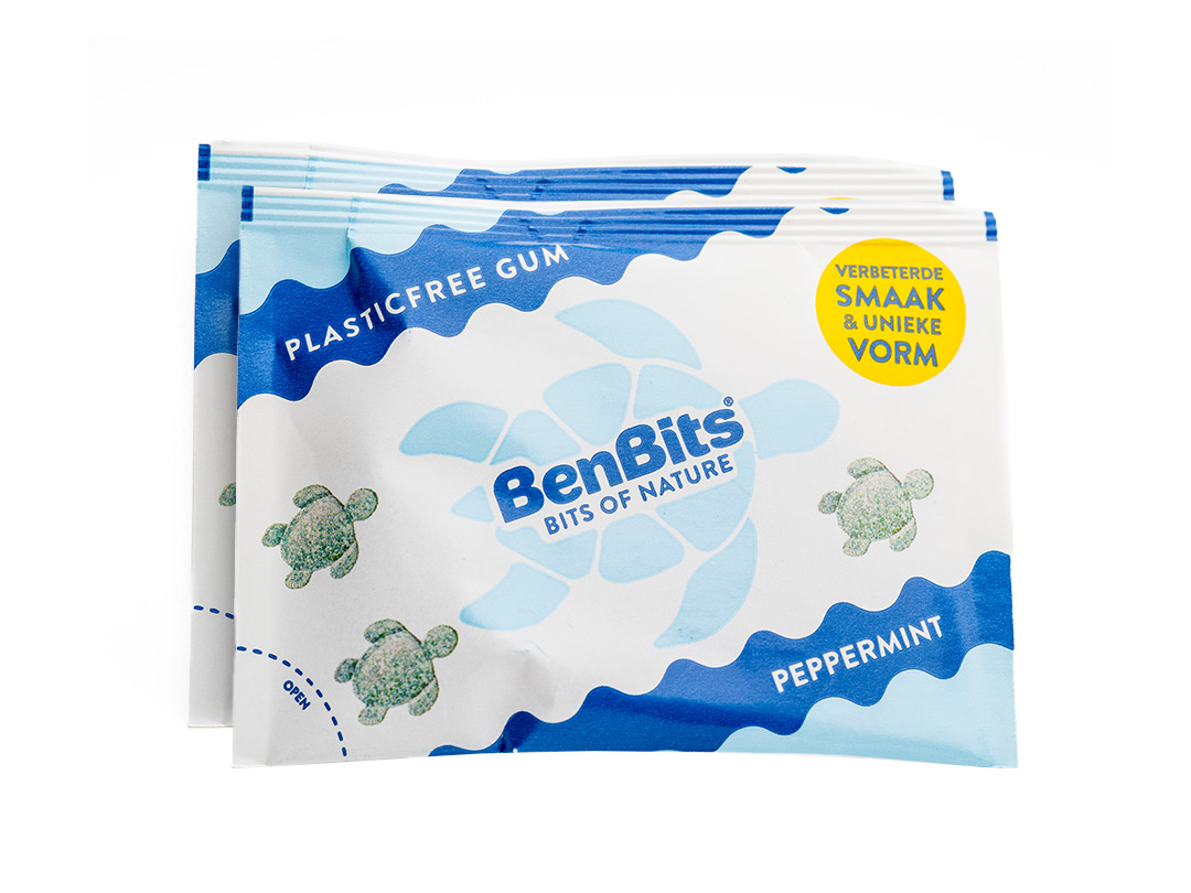 BenBits Kauwgom duo verpakking Peppermint