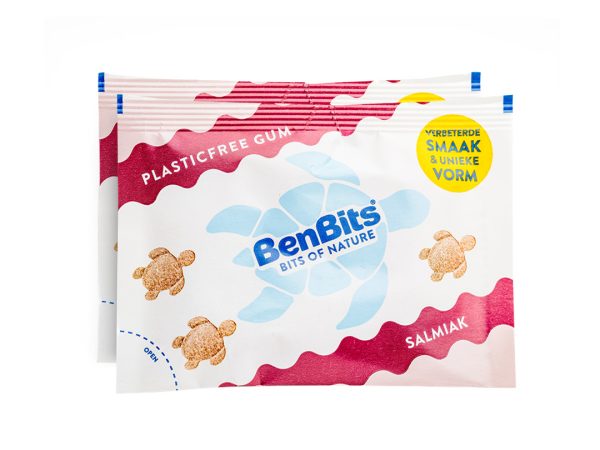 BenBits Kauwgom duo verpakking Salmiak
