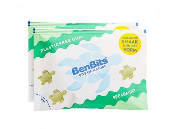 BenBits Kauwgom duo verpakking Spearmint
