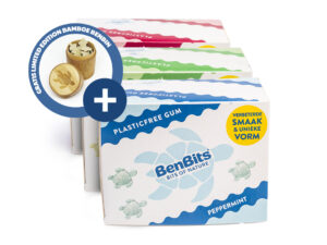 BenBits Plasticvrij Kauwgom Groot Pakket Totaal | 3x14 pack
