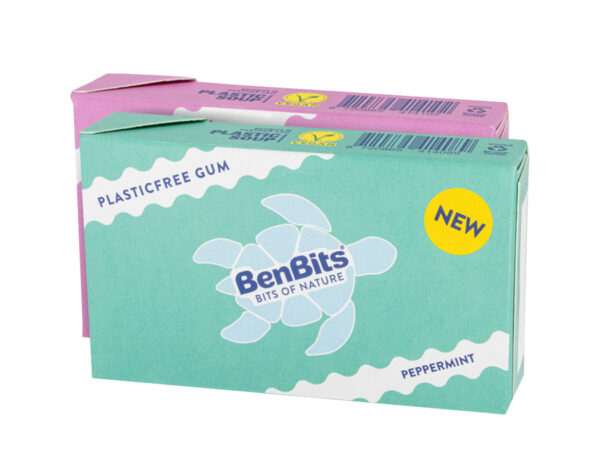 BenBits Plasticvrije kauwgom Duo Combi Pack Peppermint & Salmiak